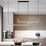 Lampadario moderno per cucina design a U incrociato - clowasit.com