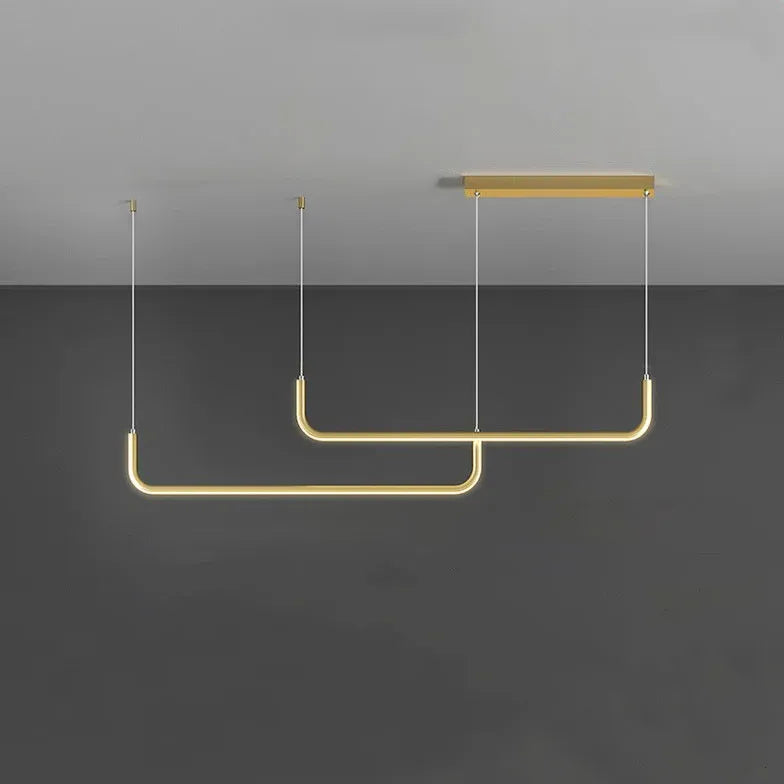 Lampadario moderno per cucina design a U incrociato - clowasit.com