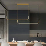 Lampadario moderno per cucina design a U incrociato - clowasit.com