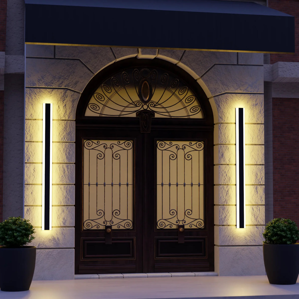 Luce Senza Fili Da Esterno Lampada Nera - clowasit.com