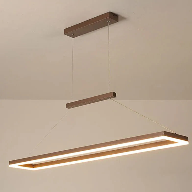 Lampadari in metallo moderni design rettangolare minimalista - clowasit.com