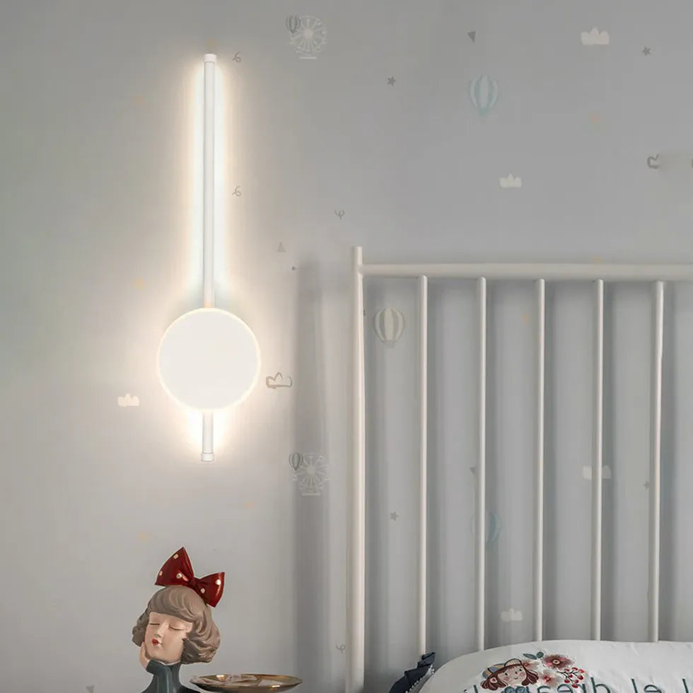 Lampada da Parete Rotonda Letto Design Minimalista - clowasit.com