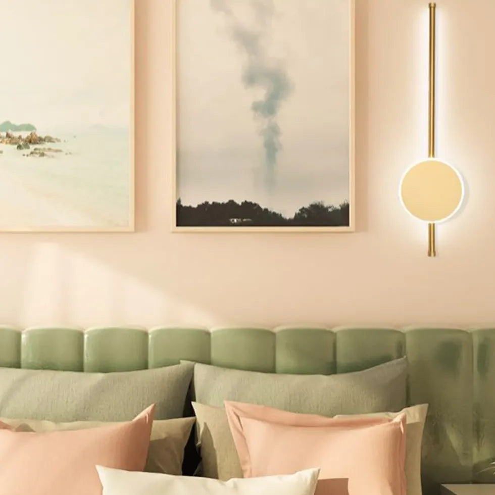 Lampada da Parete Rotonda Letto Design Minimalista - clowasit.com
