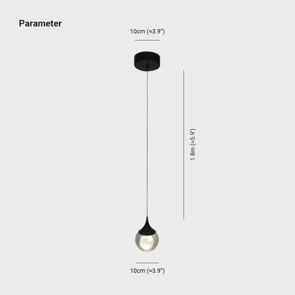 Lampade in vetro a sospensione Sfera Trasparente - clowasit.com
