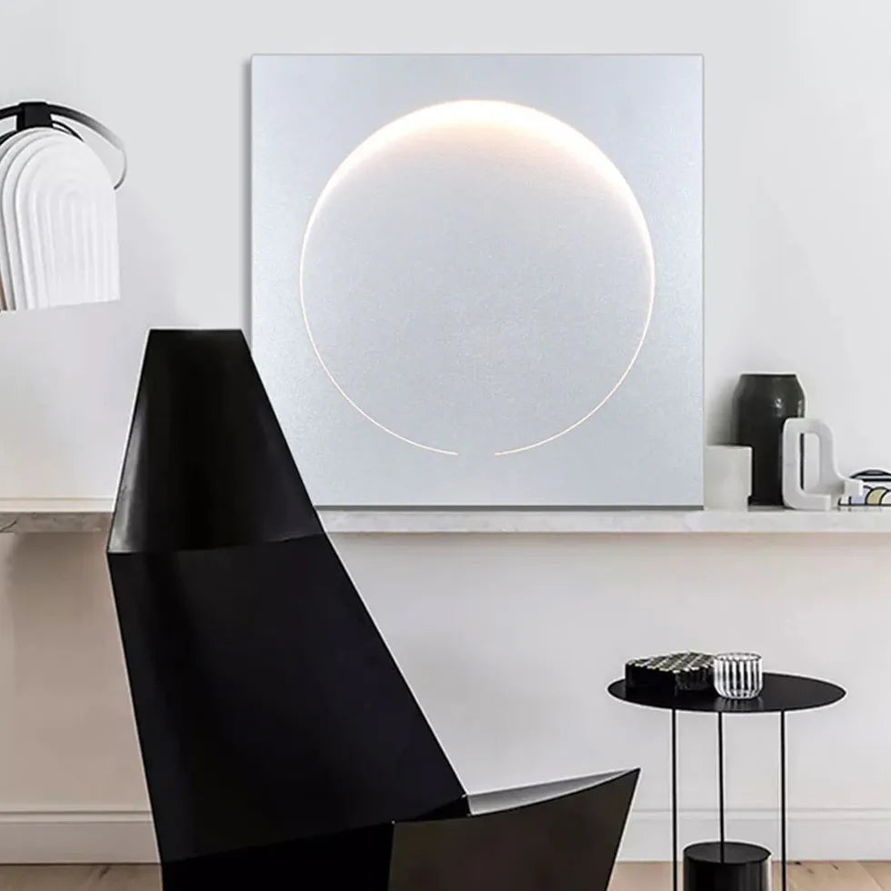 Applique da parete luminose rotondo bianco - clowasit.com