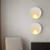 Applique a parete moderne in resina rotonda - clowasit.com