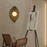Applique moderne per soggiorno Foglie in resina - clowasit.com