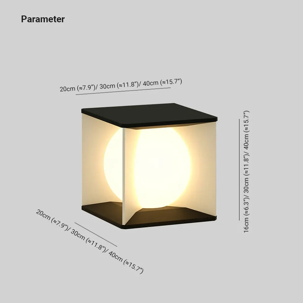 luci da esterno a energia solare cubo - clowasit.com