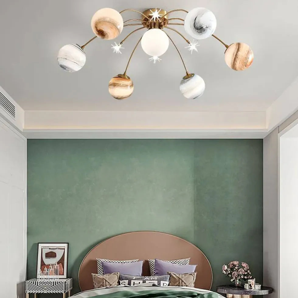 Lampadari x camera da letto Luce Planetaria - clowasit.com