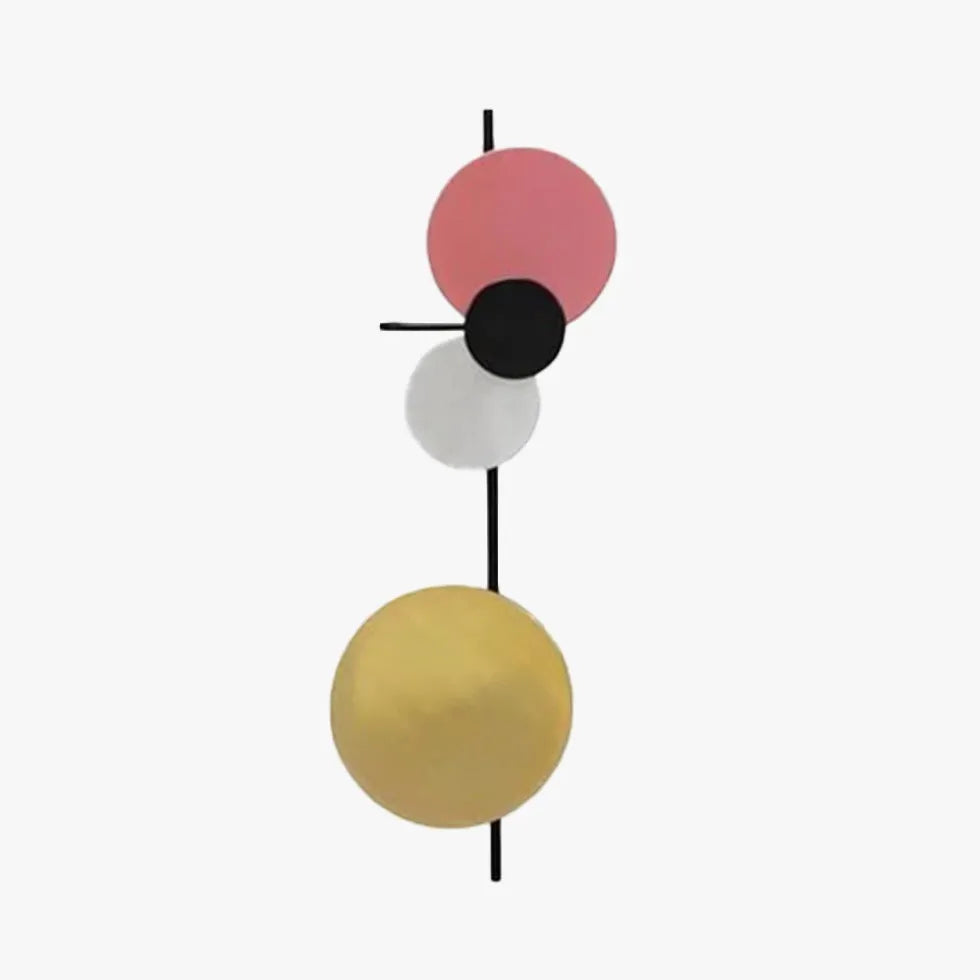 Applique da interni moderne con arte circolare - clowasit.com