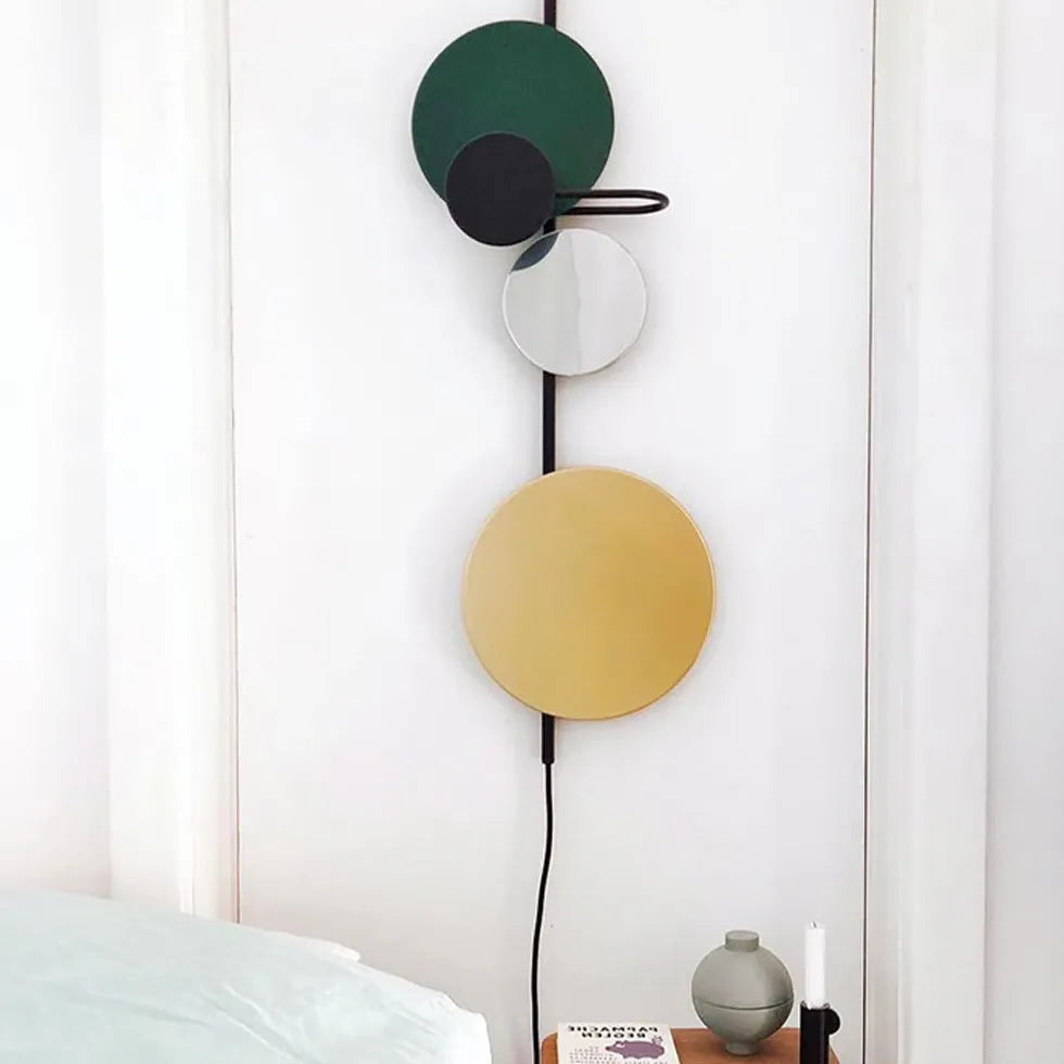 Applique da interni moderne con arte circolare - clowasit.com