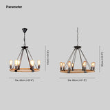 Lampadario soggiorno vintage a più luci - clowasit.com