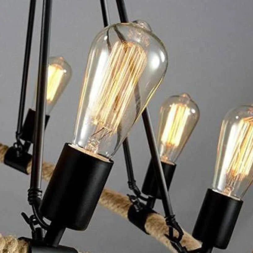 Lampadario soggiorno vintage a più luci - clowasit.com