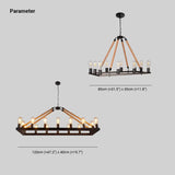 Lampadario Vintage Industriale a Quattro Lampadine - clowasit.com