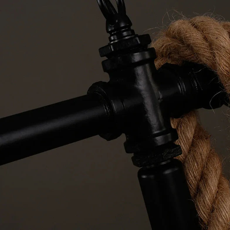 Lampadario salotto vintage Gabbia a tre teste - clowasit.com