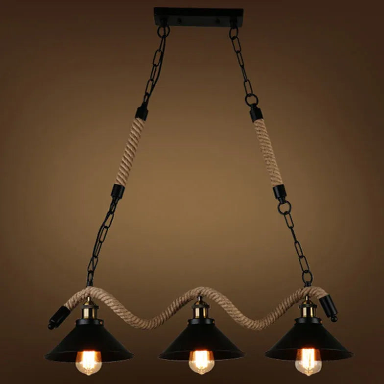 Lampadario Tipo Industriale Con Catena e Lampadine - clowasit.com