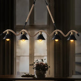 Lampadario Tipo Industriale Con Catena e Lampadine - clowasit.com