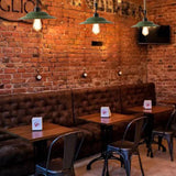 Lampadari industriali vintage sospesi per ristorante - clowasit.com