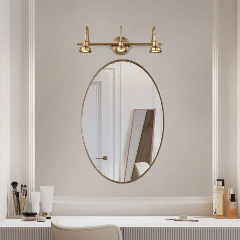 Faretti illuminazione bagno Lampade dorate industriali eleganti - clowasit.com
