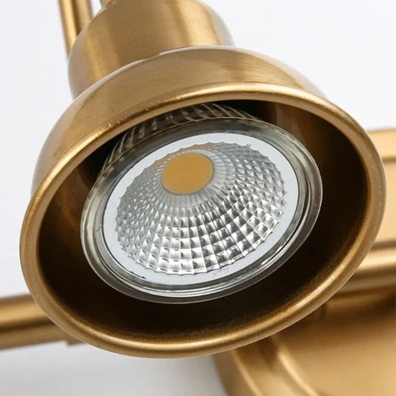 Faretti illuminazione bagno Lampade dorate industriali eleganti - clowasit.com