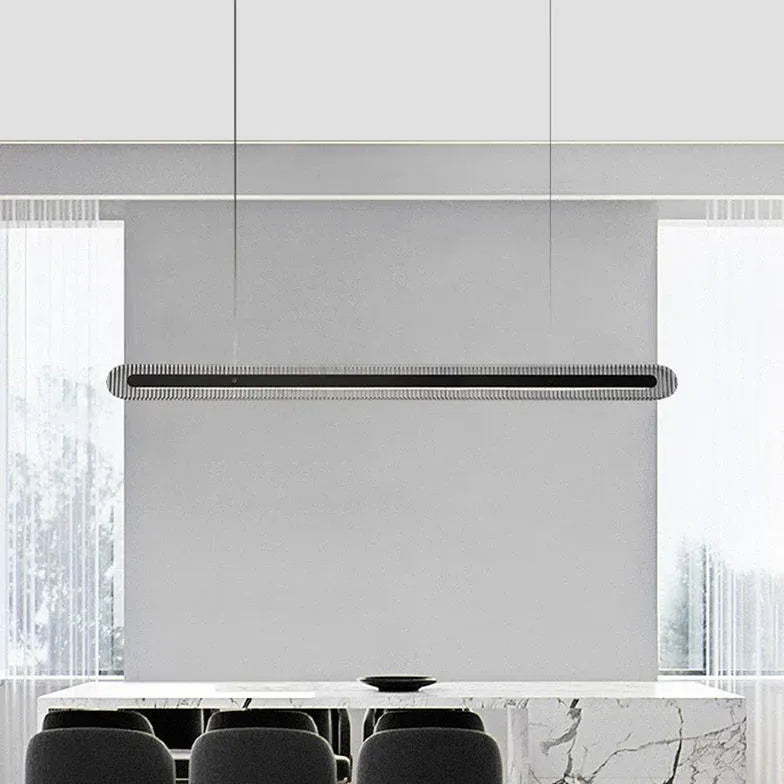 Lampadario tavolo da pranzo nero acrilico elegante - clowasit.com
