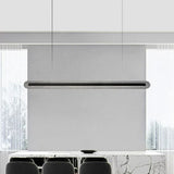 Lampadario tavolo da pranzo nero acrilico elegante - clowasit.com