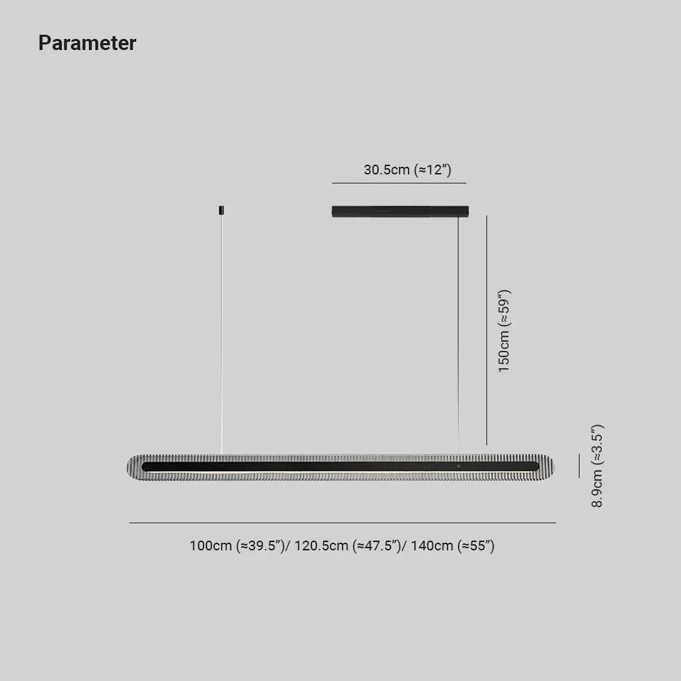 Lampadario tavolo da pranzo nero acrilico elegante - clowasit.com