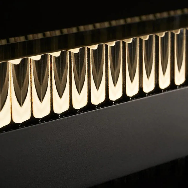 Lampadario tavolo da pranzo nero acrilico elegante - clowasit.com