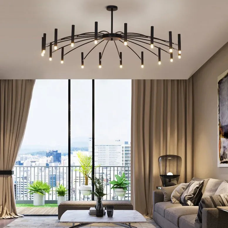 Lampadario in Metallo Stile Faretto Soggiorno - clowasit.com