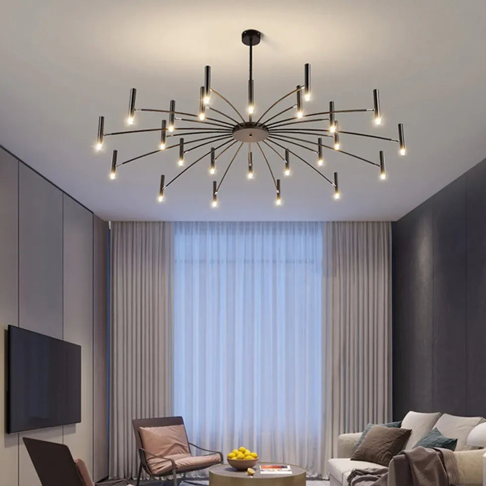 Lampadario in Metallo Stile Faretto Soggiorno - clowasit.com