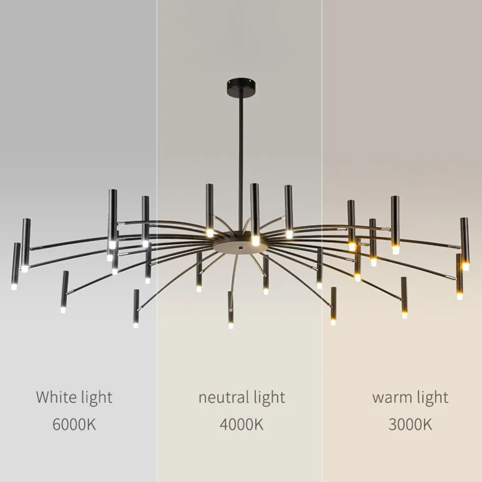 Lampadario in Metallo Stile Faretto Soggiorno - clowasit.com