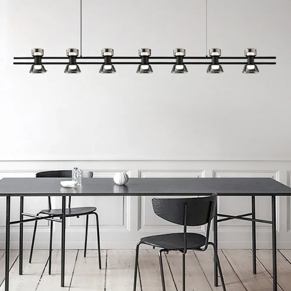 Lampadario sala da pranzo moderni multi-luci vetro - clowasit.com