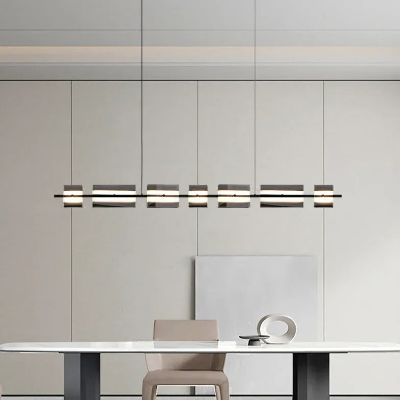 Lampadario moderno sala da pranzo Eleganza lineare - clowasit.com