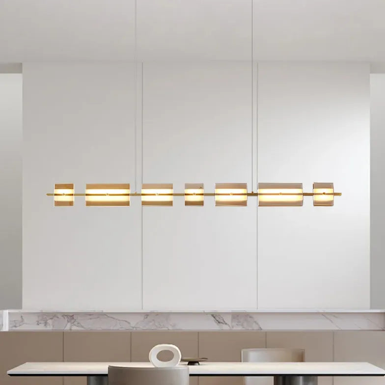 Lampadario moderno sala da pranzo Eleganza lineare - clowasit.com