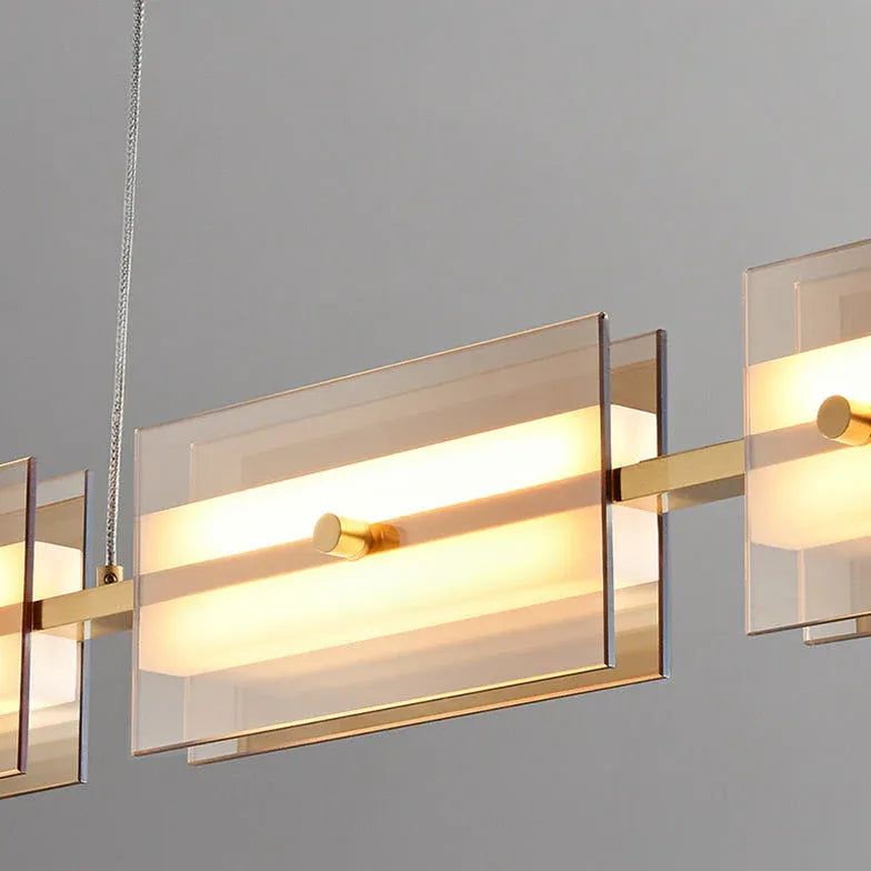 Lampadario moderno sala da pranzo Eleganza lineare - clowasit.com