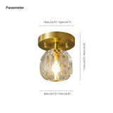 Lampadario moderno dorato Illumina il Corridoio LED - clowasit.com