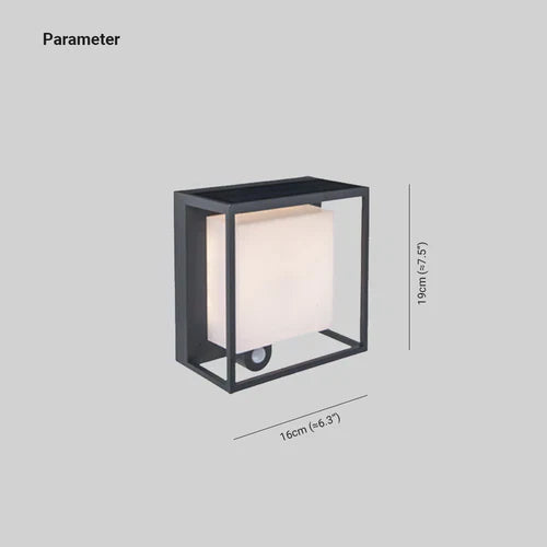 Applique esterno led quadrato impermeabile - clowasit.com