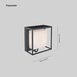 Applique esterno led quadrato impermeabile - clowasit.com