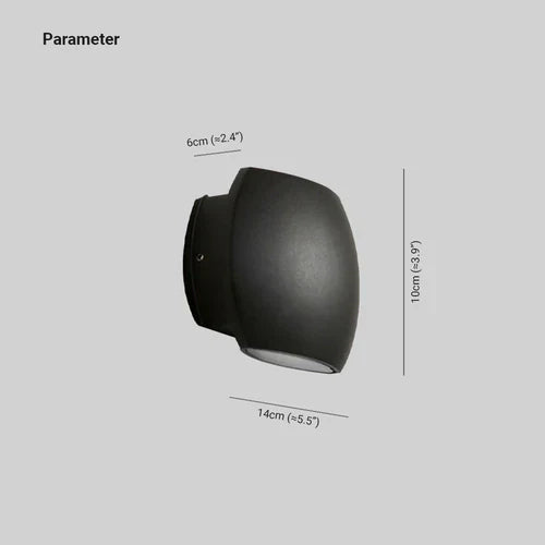 Applique da esterno doppia luce Stile Geometrico - clowasit.com