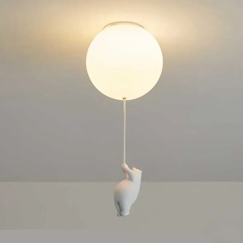 Lampada da Soffitto Orsetto Stile Crema per Bambini - clowasit.com