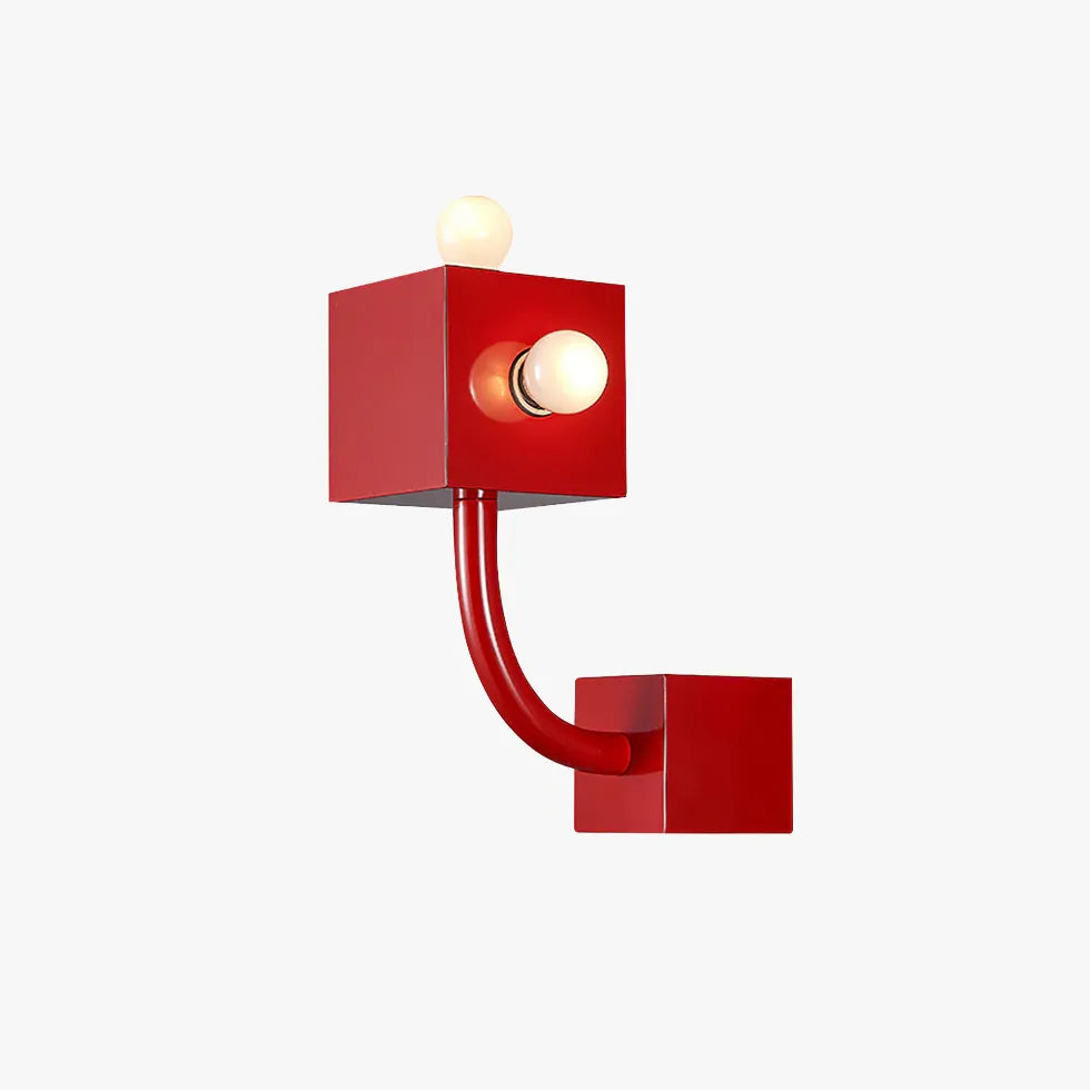 Applique a Braccio da Parete Rosso Moderno - clowasit.com