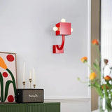 Applique a Braccio da Parete Rosso Moderno - clowasit.com