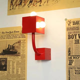 Applique a Braccio da Parete Rosso Moderno - clowasit.com