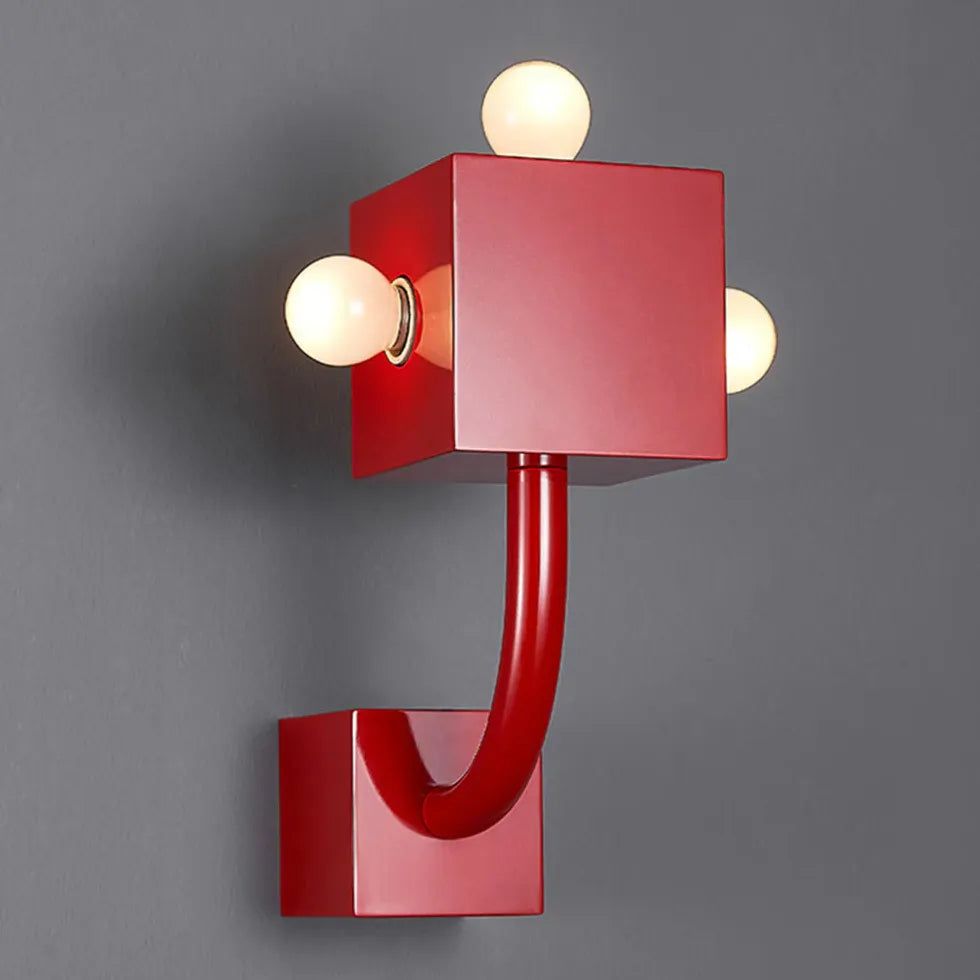 Applique a Braccio da Parete Rosso Moderno - clowasit.com