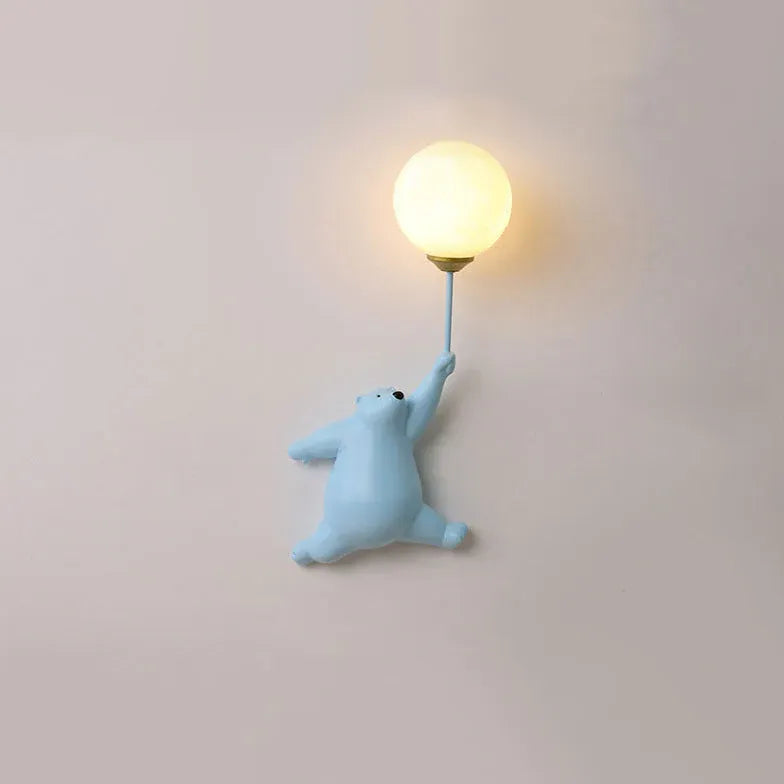Applique da parete Bambini Orso in Resina - clowasit.com