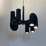 Lampadari moderni nero Design semplice LED - clowasit.com