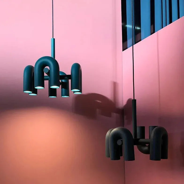 Lampadari moderni nero Design semplice LED - clowasit.com