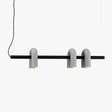 Lampadari sospesi led U forma nera - clowasit.com