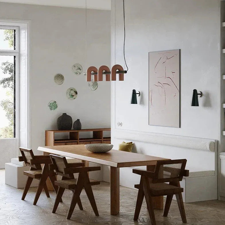 Lampadari sospesi led U forma nera - clowasit.com