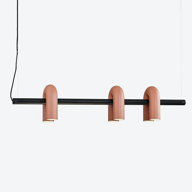 Lampadari sospesi led U forma nera - clowasit.com